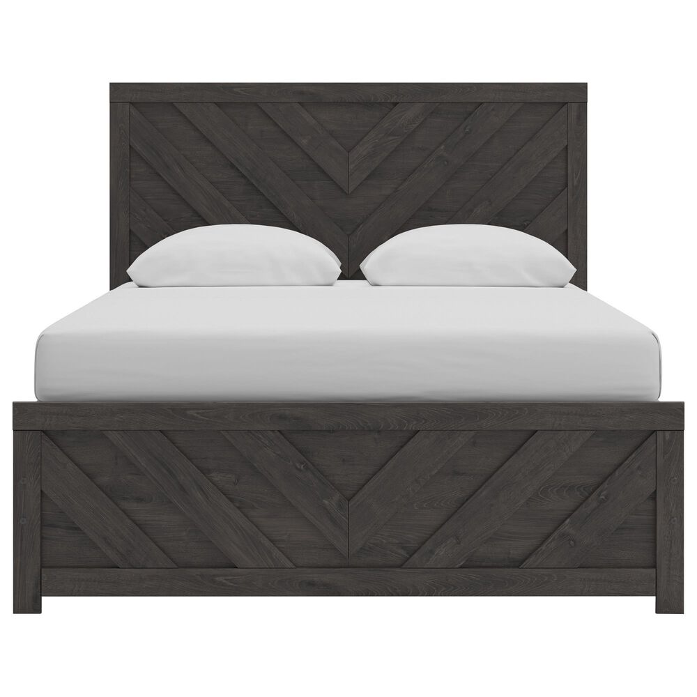 Ashley Prendonea 4-Piece Queen Bedroom Set in Dark Charcoal, , large