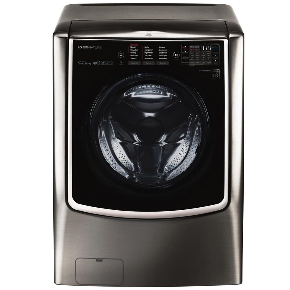 LG 5.8 Cu Ft. Mega Capacity Washer in Black Stainless Steel, , large
