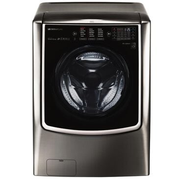 LG SIGNATURE 5.8 Cu Ft. Mega Capacity Washer in Black Stainless Steel, , large