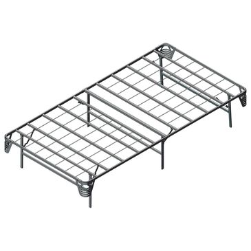 Furniture of America Pratt Full Platform Bed Frame in Silver, , large