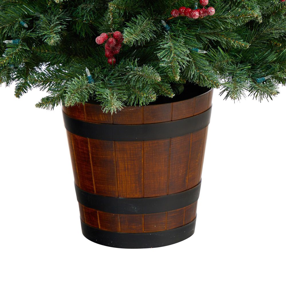 Nearly Natural Inc 5' Frosted Colorado Aspen Christmas Tree with 200