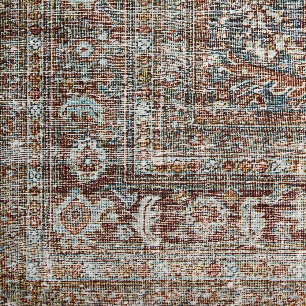 Chris Loves Julia x Loloi Jules 2&#39; x 5&#39; Lagoon and Brick Area Rug, , large