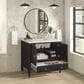 James Martin Vanities Myrrin 36" Vanity in Carbon Oak with 3 cm Lime Delight Quartz Top, , large