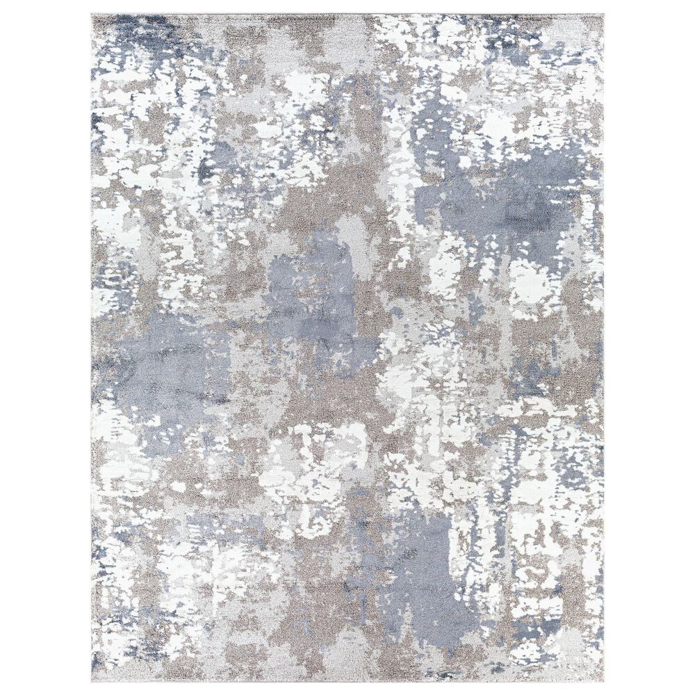 Surya Venice VNE-2306 8"10" x 12"4" Denim, Pale Blue, Light Gray and Ivory Area Rug, , large
