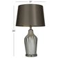 Maple and Jade Table Lamp in Black and Silver, , large