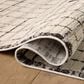 Loloi Bleecker Ivory and Charcoal 9"2" x 13" Area Rug, , large