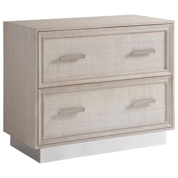 Lexington Home Brands Barrington Wheaton 2-Drawer File Chest in Misty White and Silver, , large