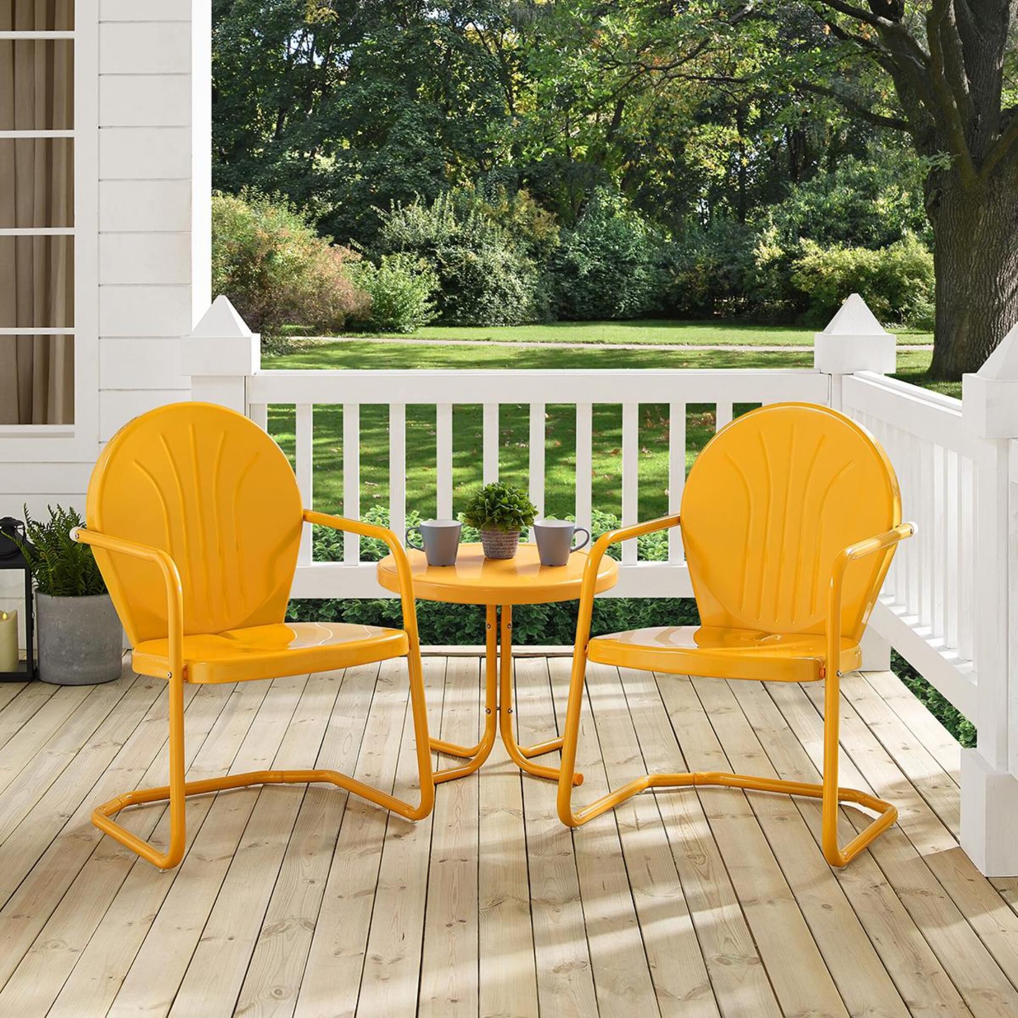 Crosley furniture griffith hotsell metal chair