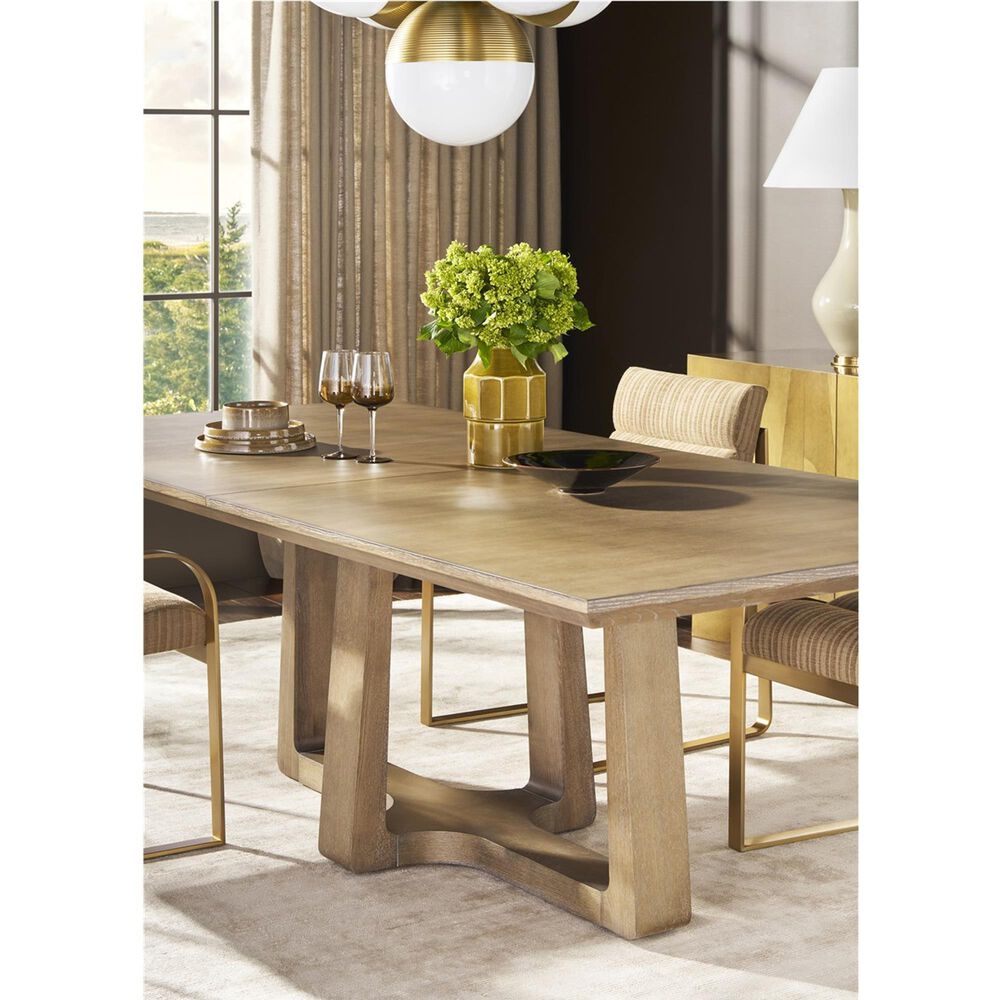 Vanguard Furniture Jett Arm Chair in Brushed Brass, , large