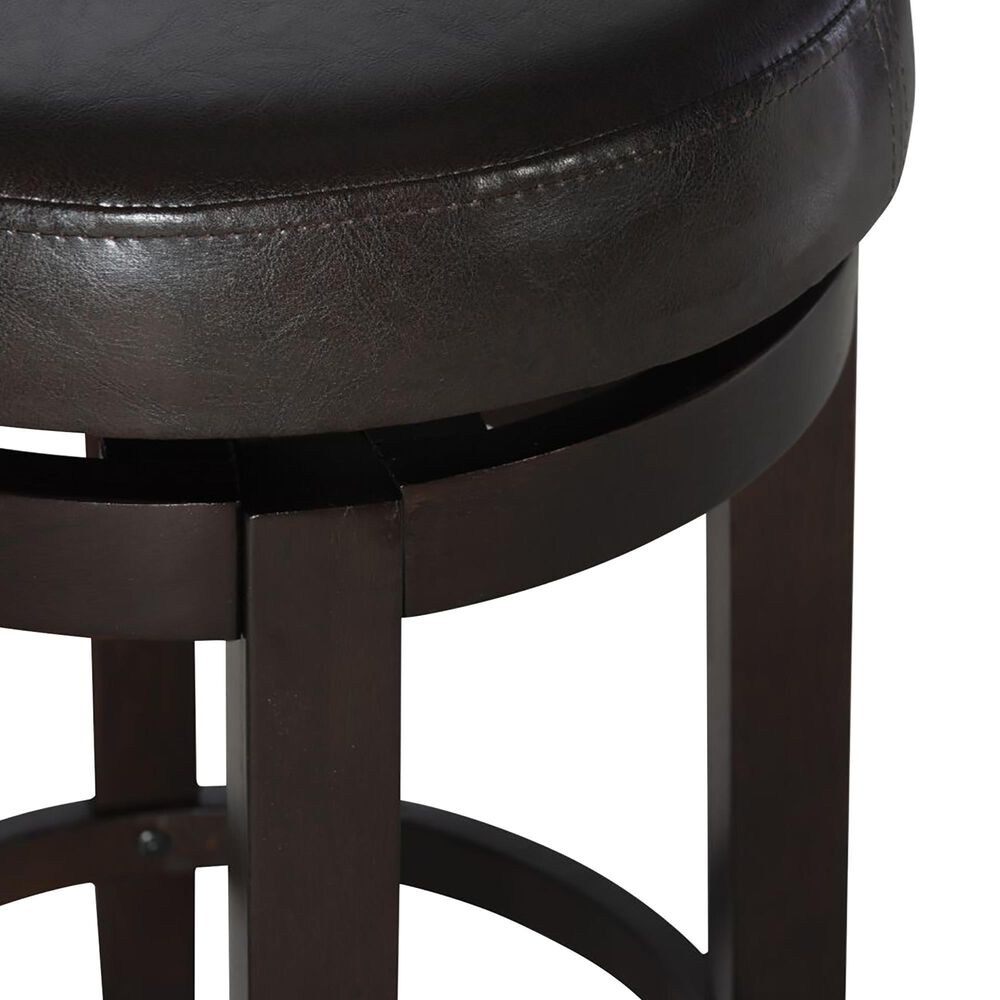 Linden Boulevard Maya Swivel Counter Stool in Brown, , large