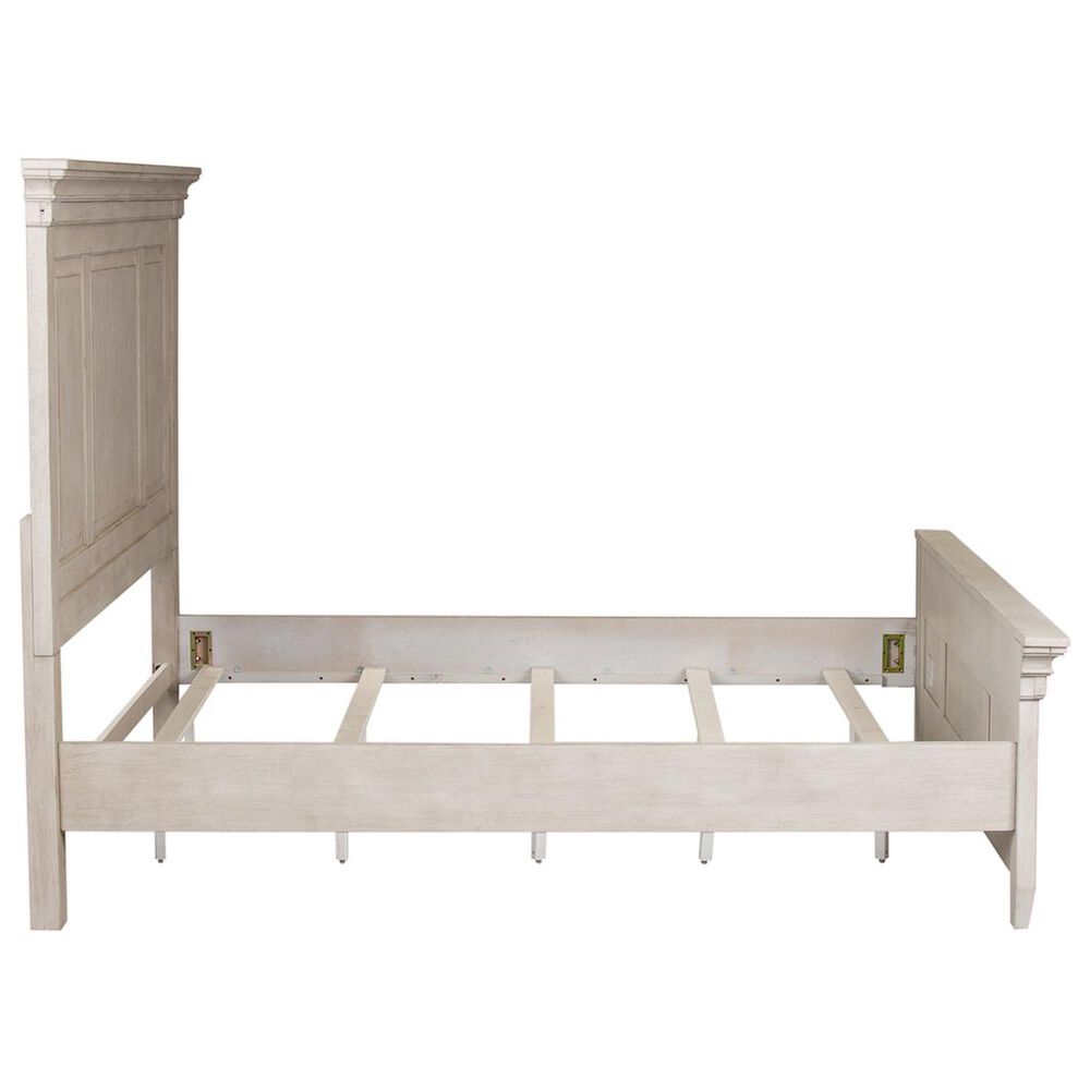 Belle Furnishings Heartland King Panel Bed in Antique White, , large