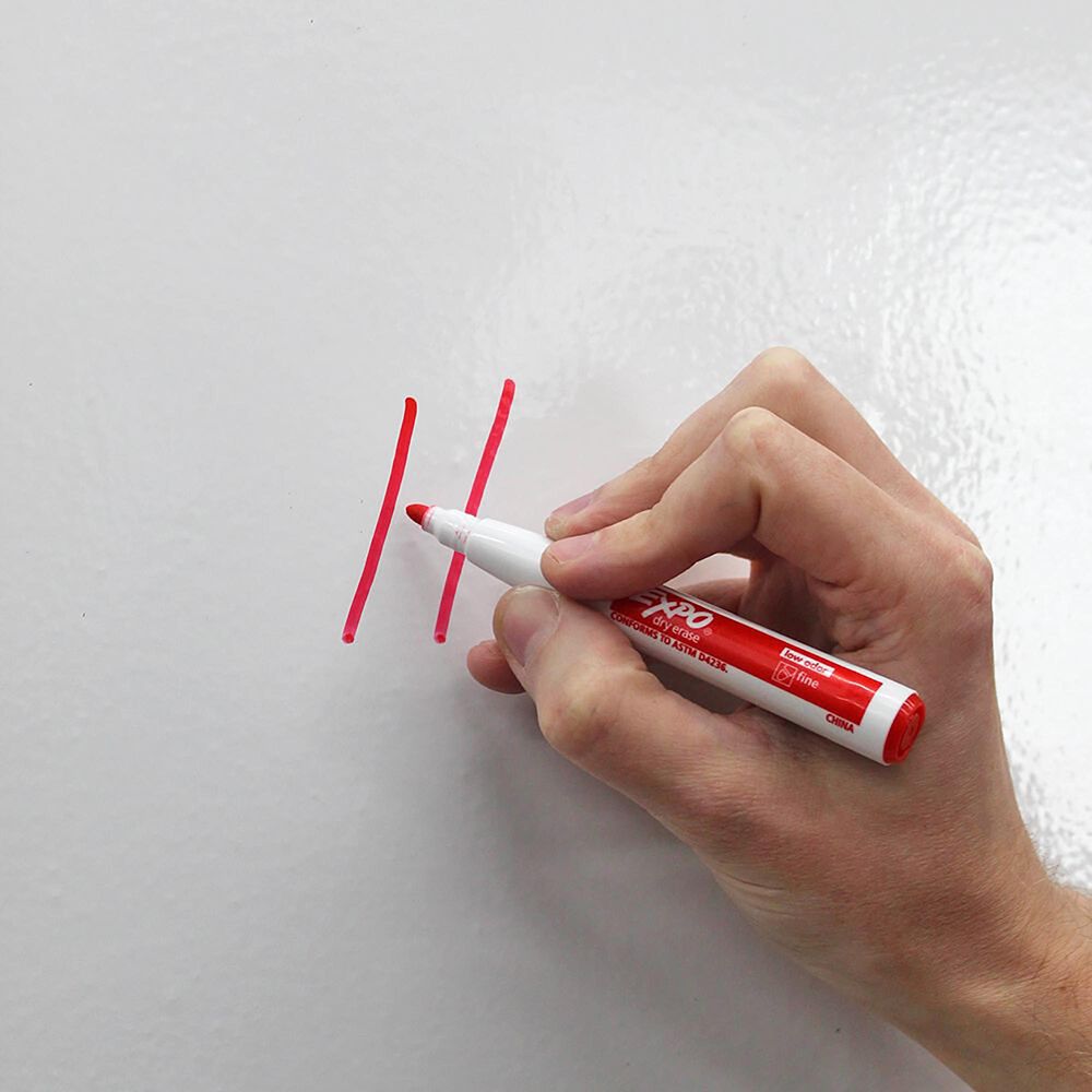 Tempaper Dry Erase White Peel and Stick Wallpaper, , large