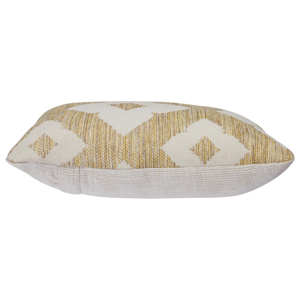Ashley Brockner 18&quot; Square Throw Pillow in Brown and Yellow, , large