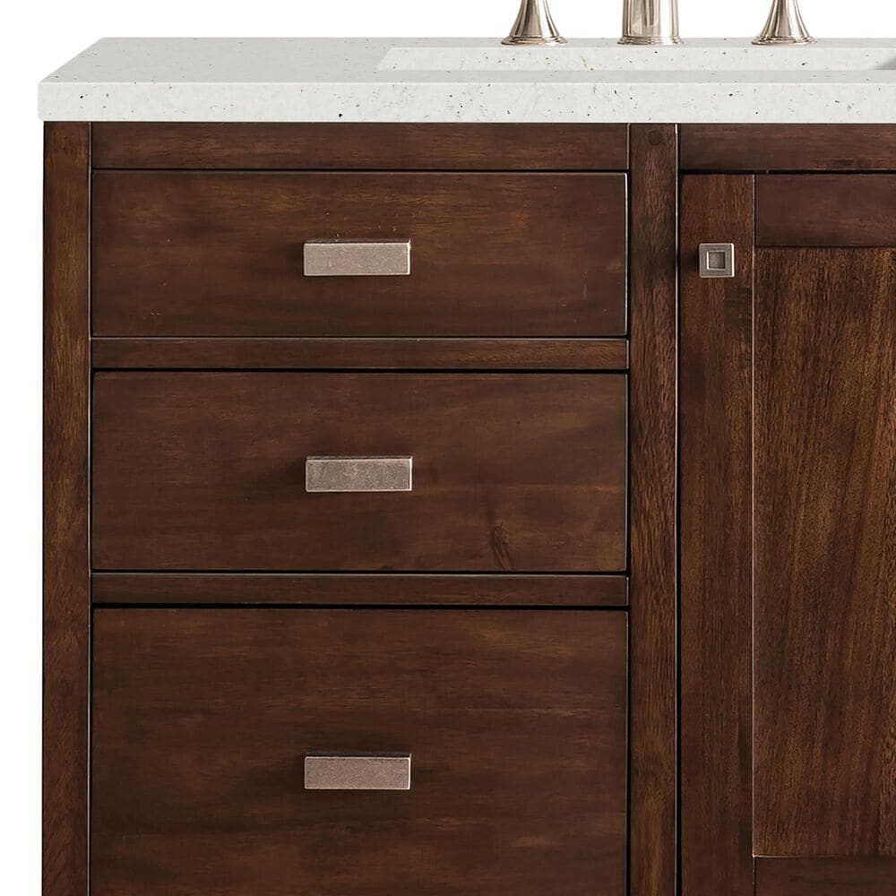 James Martin Vanities Addison 36" Single Bathroom Vanity in Mid-Century Acacia with 3 cm Lime Delight Quartz Top and Rectangular Sink, , large
