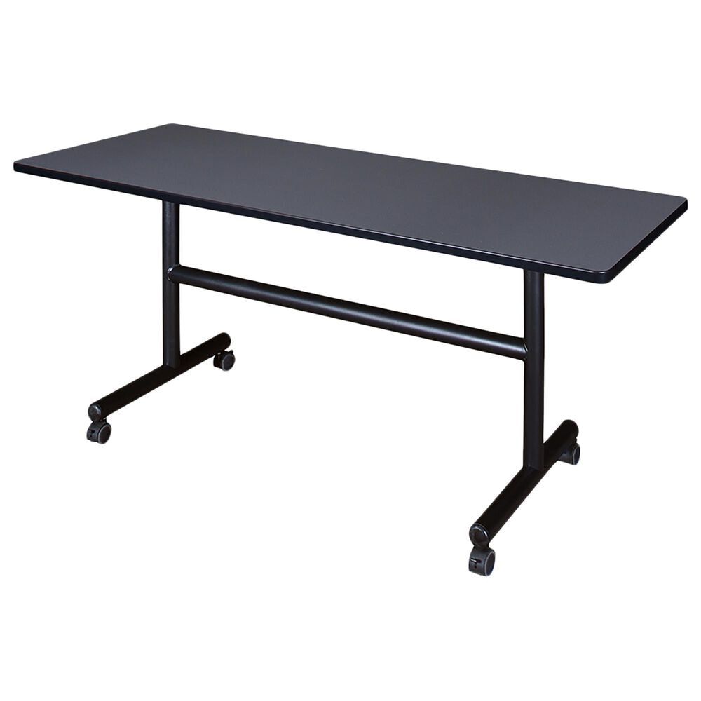Regency Global Sourcing Kobe 60" Mobile Training Table in Grey, , large