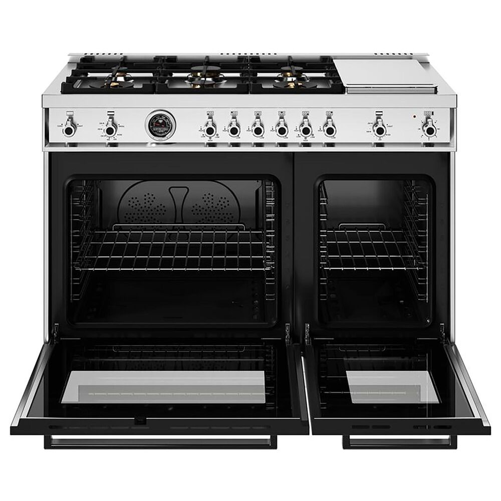 Bertazzoni Professional Series 48" All-Gas Range with 6-Burners and Griddle in Stainless Steel, , large