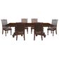 Homelegance Lordsburg 7-Piece Rectangular Dining Set in Brown Cherry, , large