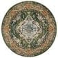 Safavieh Monaco MNC243F-3R 3" x 3" Forest Green/Light Blue Round Rug, , large