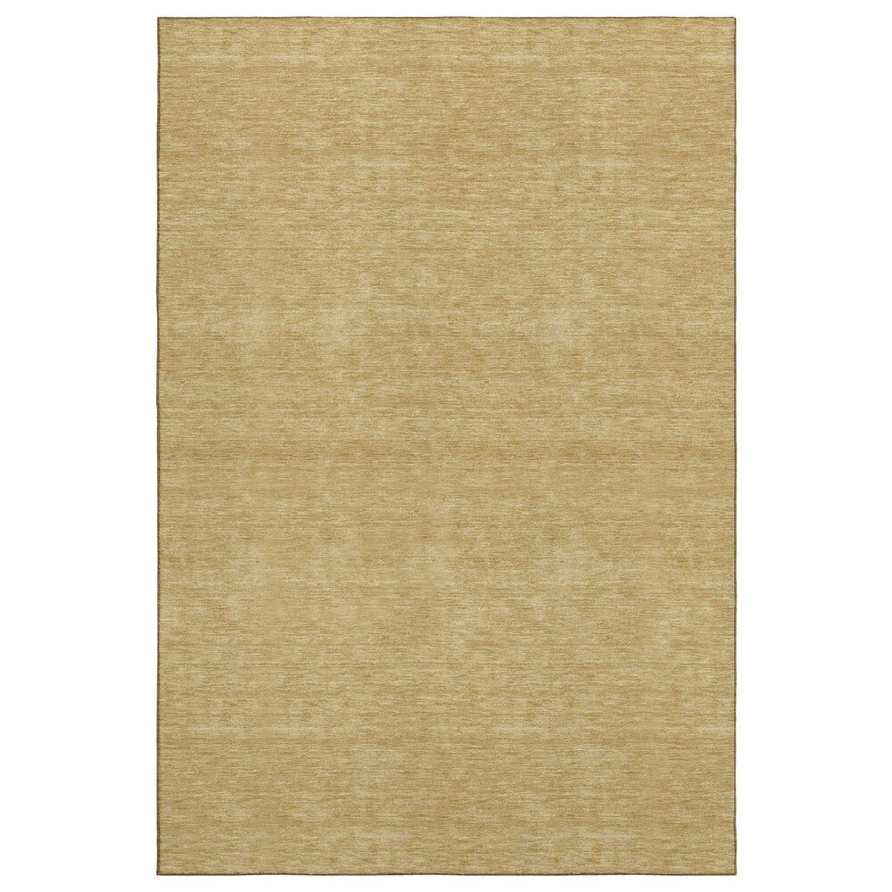 Dalyn Rug Company Soft Essentials Solid Gold 10" x 14" Area Rug, , large