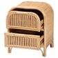 Baxton Studio Adrika 2-Drawer Nightstand in Natural, , large