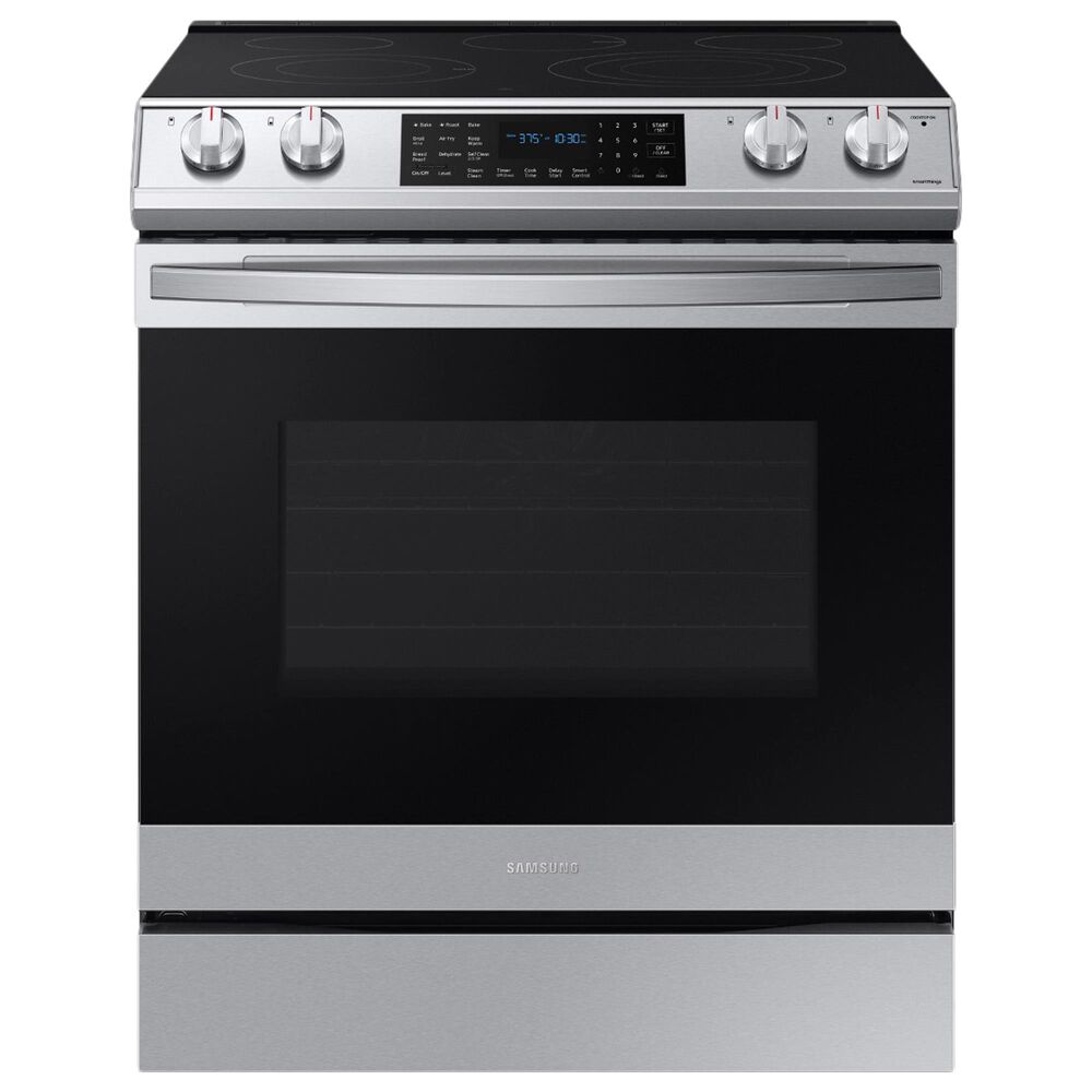 Samsung 6.3 Cu. Ft. Front Control Slide-in Electric Range with Air Fry and Wi-Fi in Stainless Steel, , large