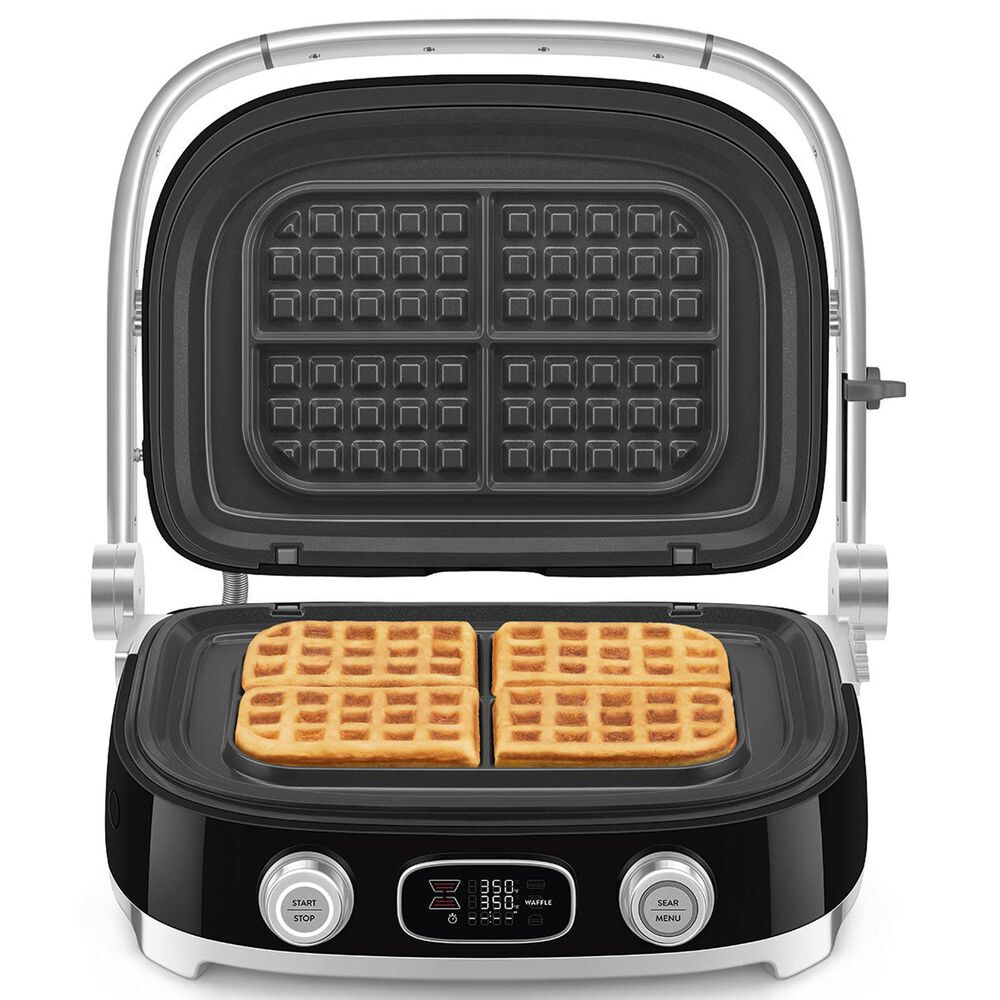 SMEG 19" Retro Style Multi-Use Grill in Black, , large