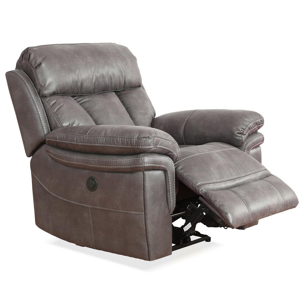 Blue River Estelle 3-Piece Power Reclining Living Room Set in Gunmetal, , large