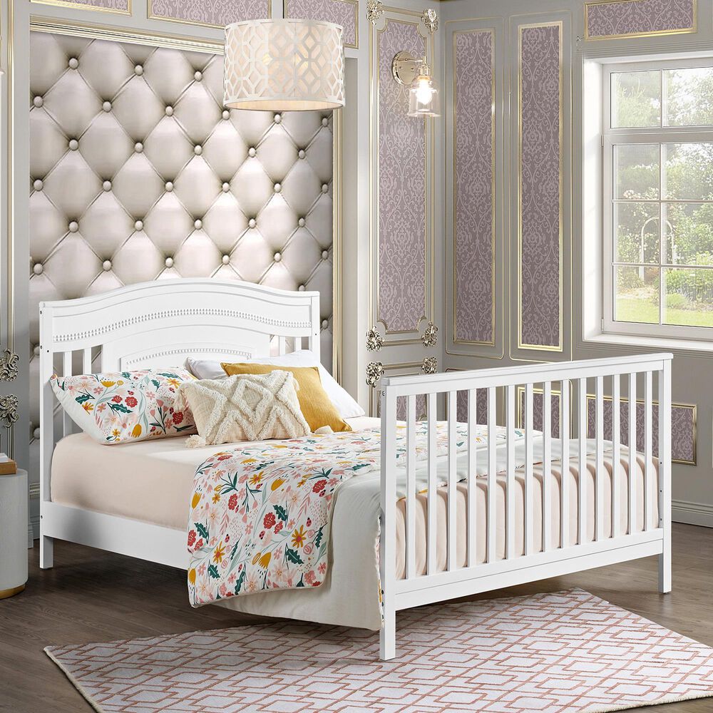 Oxford Baby Briella Full Bed Conversion Kit in White, , large