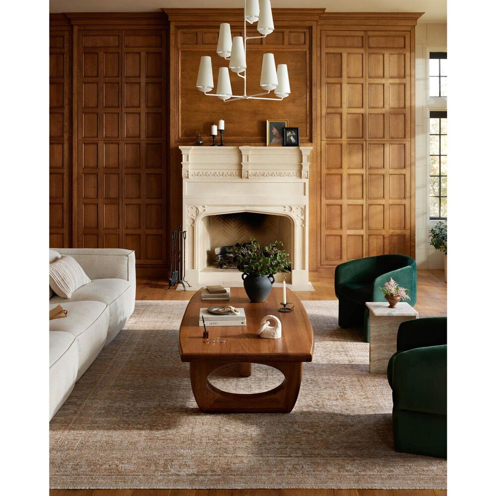 Loloi Heritage 4&#39; x 10&#39; Clay and Natural Area Rug, , large