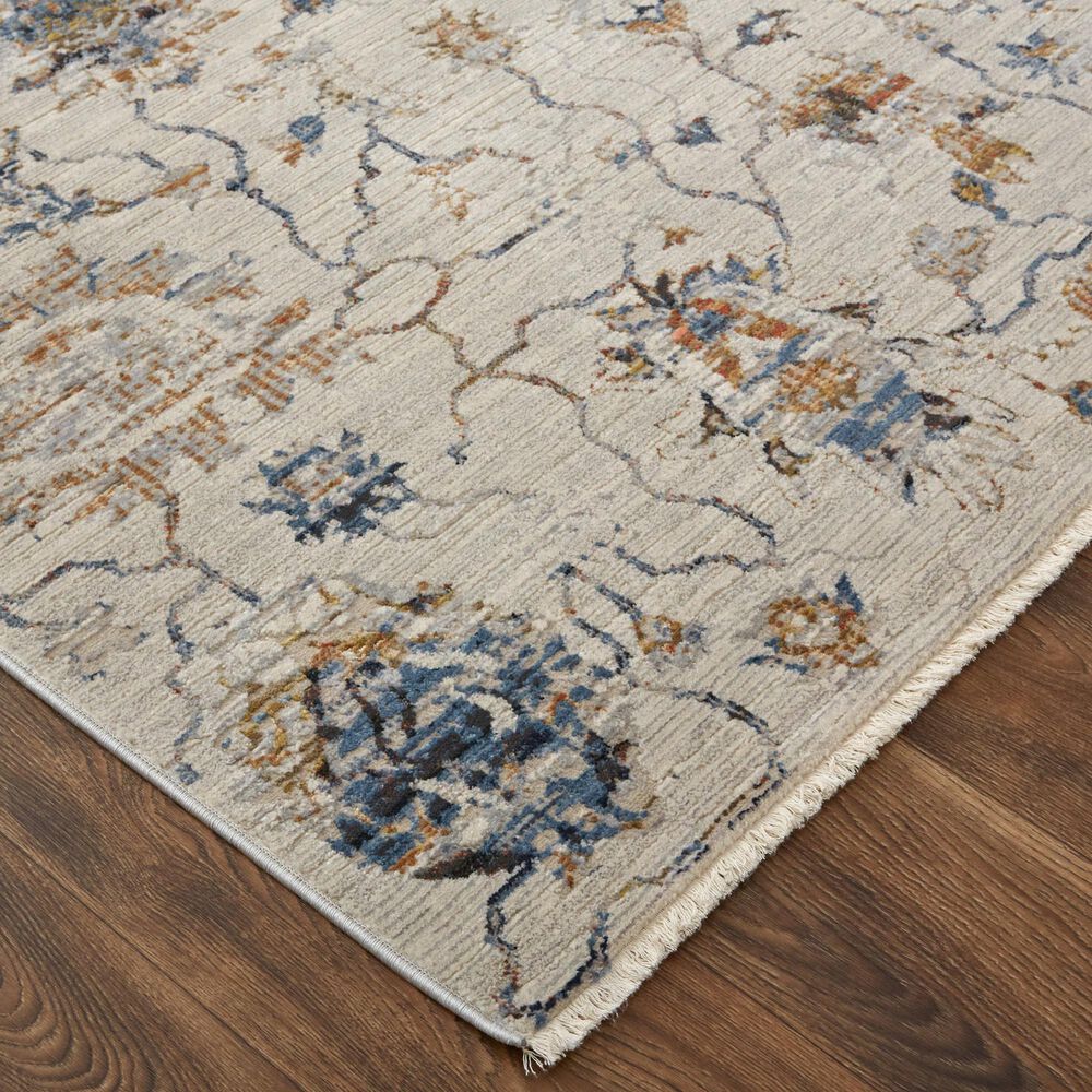 Feizy Kaia 7&#39;10&quot; x 9&#39;6&quot; Ivory and Multicolor Area Rug, , large