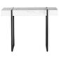 Southern Enterprises Rangley Console Table in Black and White, , large