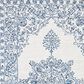 Safavieh Micro-Loop MLP614A 2"3" x 9" Ivory and Blue Runner, , large