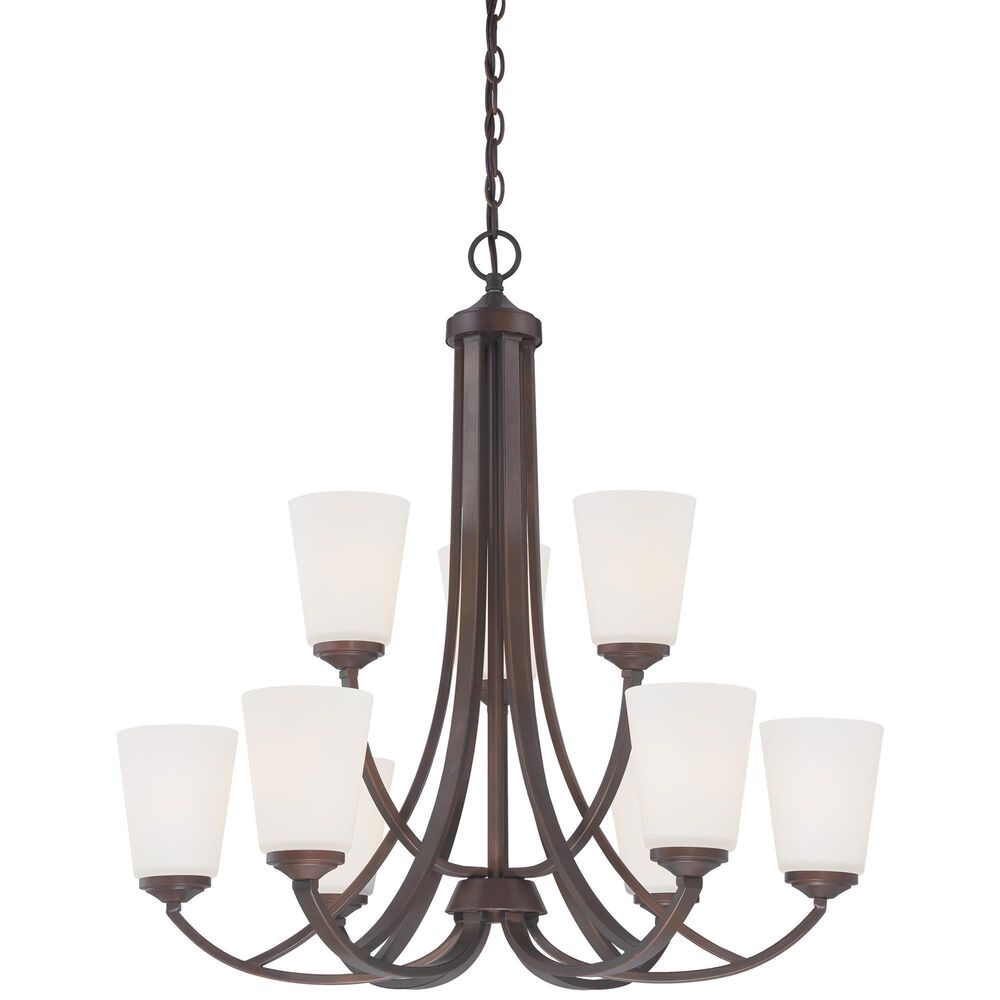 Minka-Lavery Overland Park 9-Light Chandelier in Vintage Bronze, , large