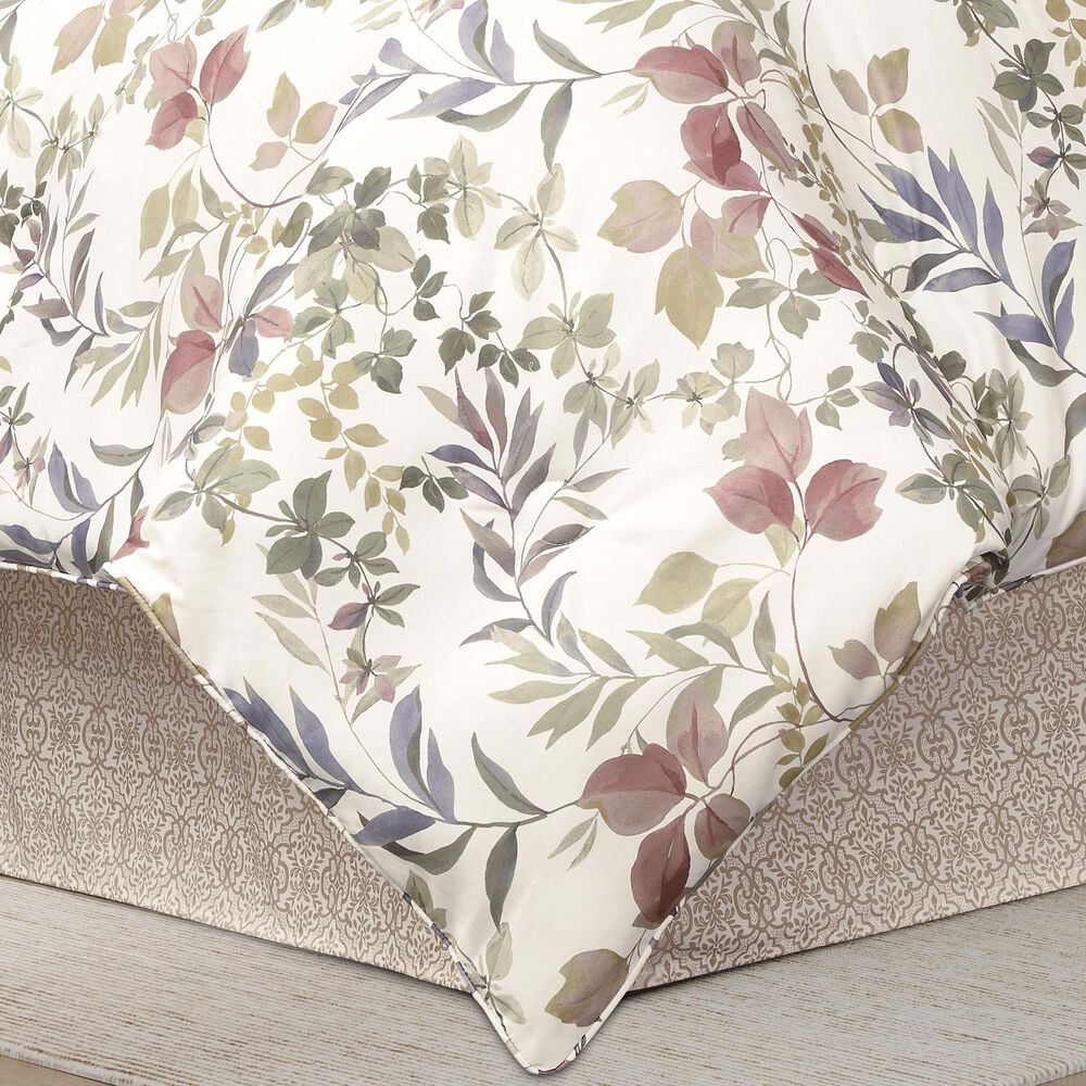 Royal Court Rosewood 4-Piece Queen Comforter Set in Rose, , large