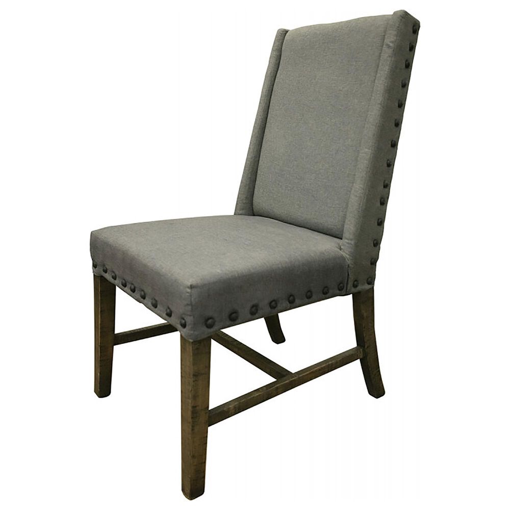 Fallridge Loft Brown Upholstered Dining Chair with Gray in Brown, , large