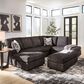 Ashley Lentiz Oversized Accent Ottoman in Onyx, , large