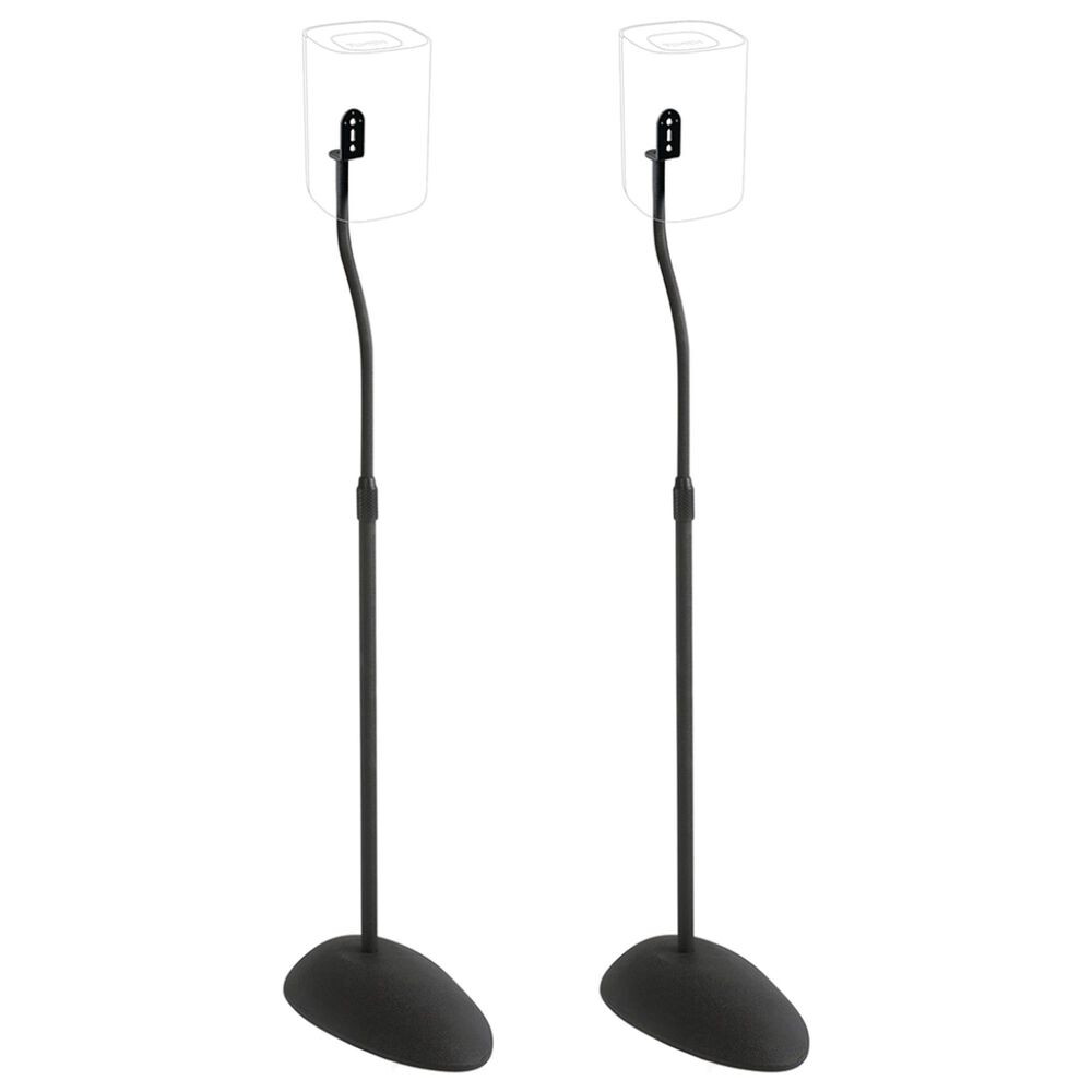 Sanus Adjustable Speaker Stands for Satellite Speakers in Black, , large