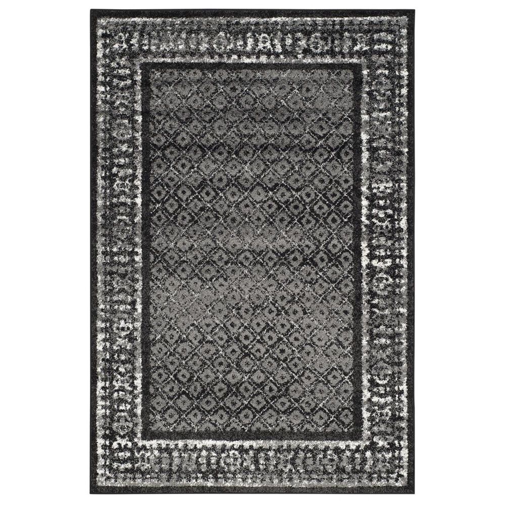 Safavieh Adirondack ADR110A-5 5&#39;1&quot; x 7&#39;6&quot; Black/Silver Area Rug, , large