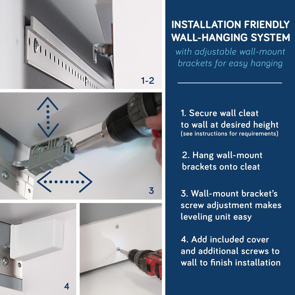 Sauder Wall-Mounted Upper Cabinet &amp; Doors Bundle, , large