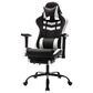 Furniture of America Felix Gaming Chair in White and Black, , large
