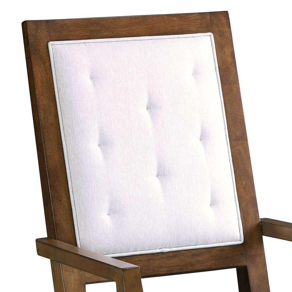Hekman Fairfax Dining Arm Chair in Linen Upholstery, , large