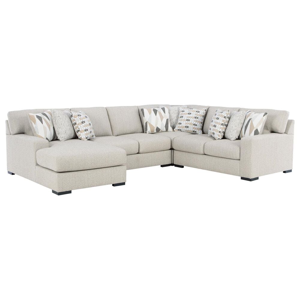 ASHLEY Laurelgrove 4-Piece Left Facing Sectional with Chaise in Pebble, , large