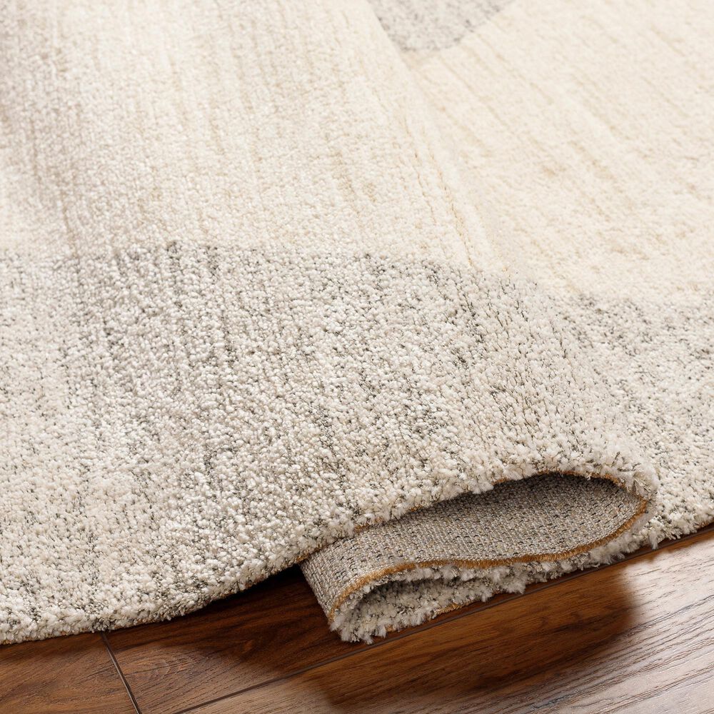 Surya Gavic 6&#39;7&quot; x 9&#39;6&quot; Medium Gray and Light Beige Area Rug, , large