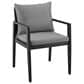 Blue River Grand 7-Piece Patio Dining Table Set in Black, , large