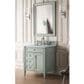 James Martin Vanities Brittany 30" Single Bathroom Vanity in Sage Green with 3 cm Arctic Fall Solid Surface Top and Rectangular Sink, , large
