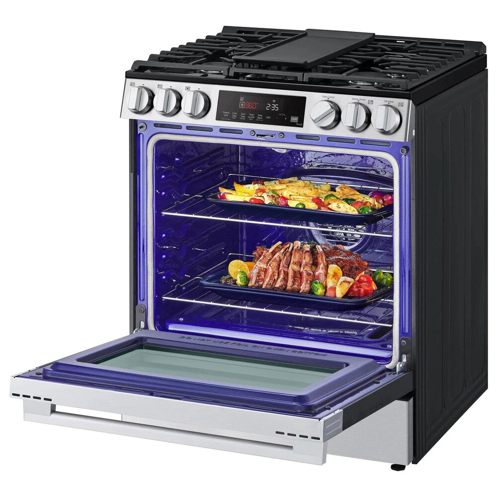 LG 5.8 Cu. Ft. Slide-in Gas Range in PrintProof Stainless Steel, , large