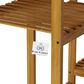Timberlake Pure Garden 9-Shelf Plant Stand in Natural Wood, , large