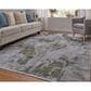 Feizy Cadiz 39N5F 13" x 20" Green and Ivory Area Rug, , large