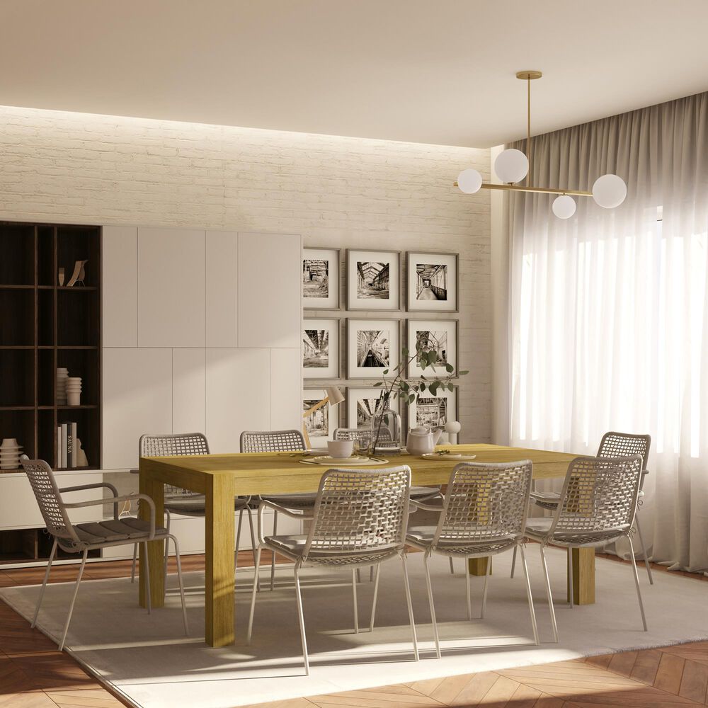 Midtown Concepts Colorado Dining Table in Driftwood - Table Only, , large