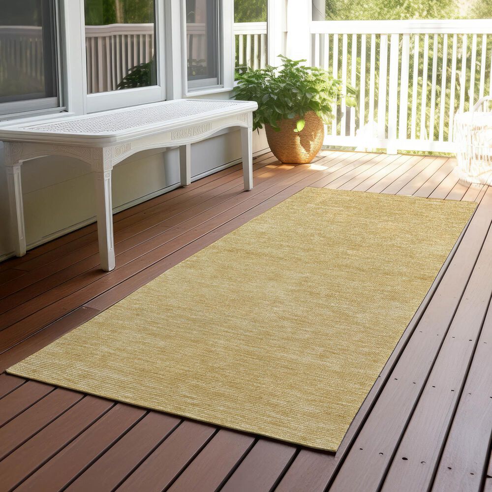 Dalyn Rug Company Soft Essentials Solid Gold 2'3" x 7'6" Runner, , large